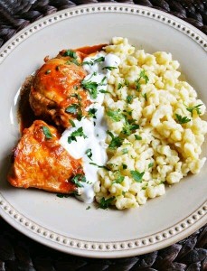 Budapest Jewish Walk Budapest Jewish Walk chicken paprikash typical Hungarian comfort meal